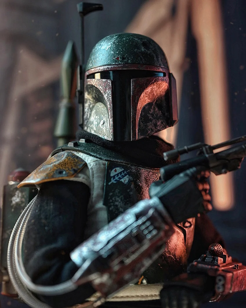 Hot toys TMS034 Star Wars The Mandalorian Boba Fett Deluxe Version - Image 3