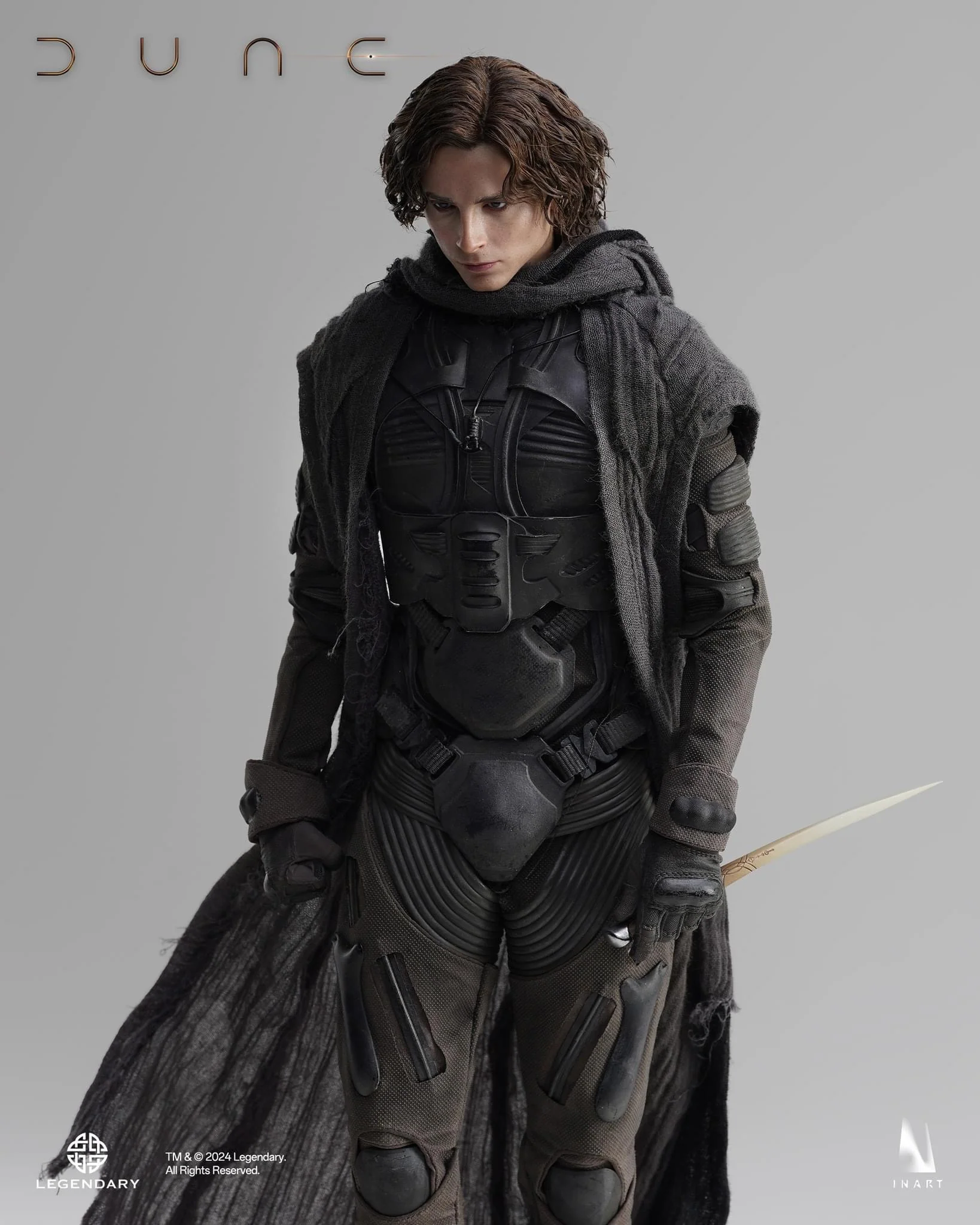 INART DUNE Paul Atreides Deluxe Edition 1/6 Collectible Figure (Rooted Hair) With Desert Mouse - Image 10